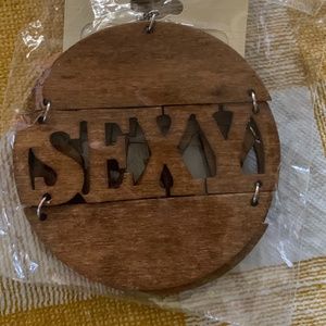 Sexy - Wooden Earrings